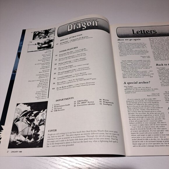 The Dragon Magazine Issue 105 January 1986 vintage D&D - Picture 6 of 9